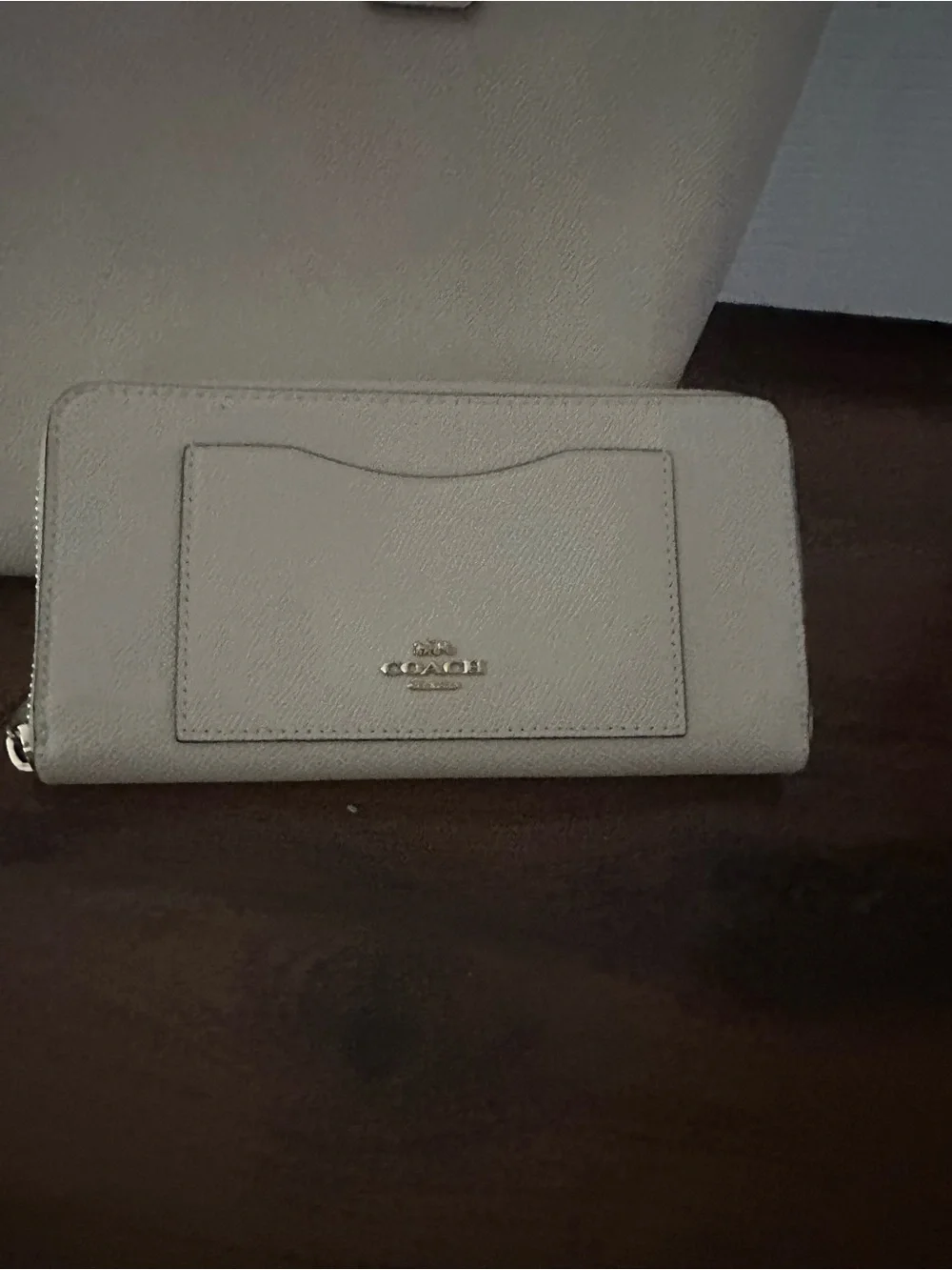 Coach GALLERY Tote & wallet set F79608 Chalk - Picture 10 of 11